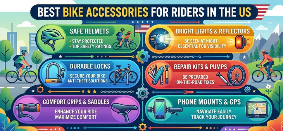 Best Bike Accessories for Riders in the US