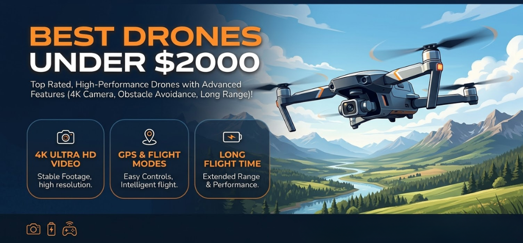 Best Drones Under $2000 in the US