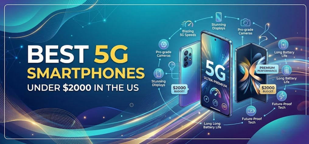 Best 5G Smartphones Under $2000 in the US