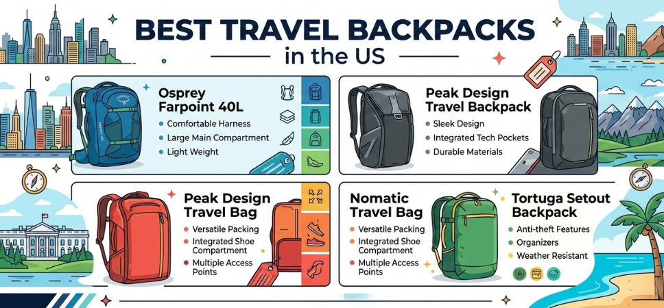 Best Travel Backpacks in the US