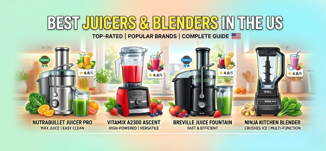 Best Juicers and Blenders in the US