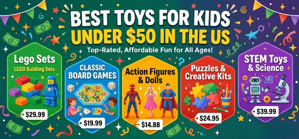 Best Toys for Kids Under $50 in the US