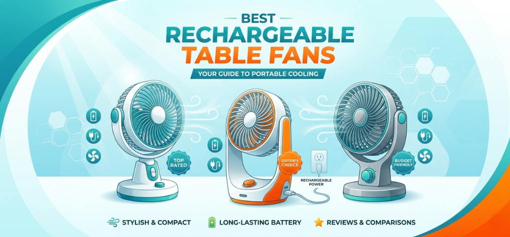 Best Rechargeable Table Fans in the US