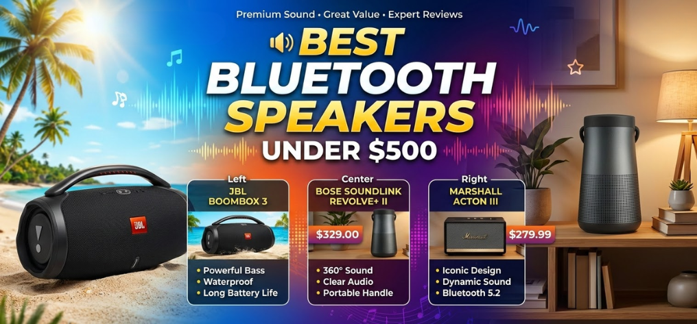 Best Bluetooth Speakers Under $500 