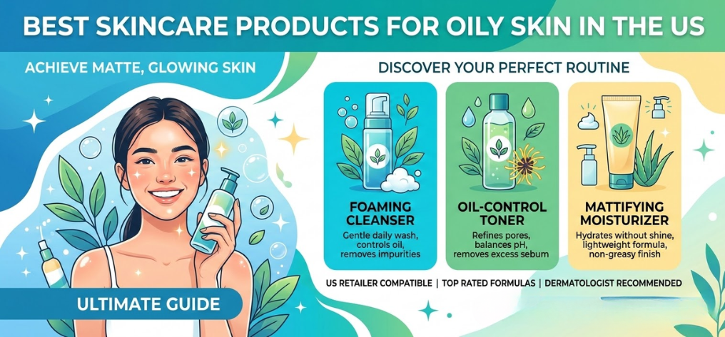 Best Skincare Products for Oily Skin in the US