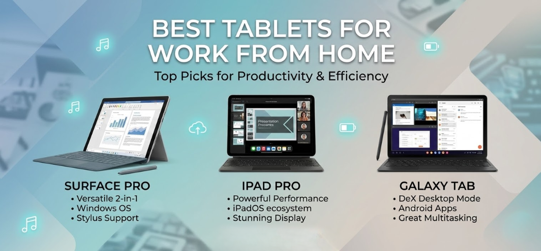 Best Tablets for Work From Home in the US 