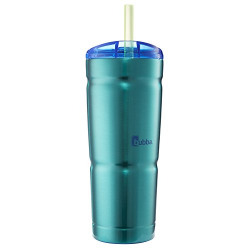 bubba Envy S Vacuum-Insulated Stainless Steel Tumbler with Straw, 24 oz., Island Teal