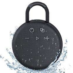 Bluetooth Speaker,MusiBaby Bluetooth Speakers,Outdoor,Portable,Waterproof,Wireless Speaker,Dual Pairing,Bluetooth 5.2,Loud Stereo,Booming Bass,1500 Mins Playtime for Home,Party(Black, M77)