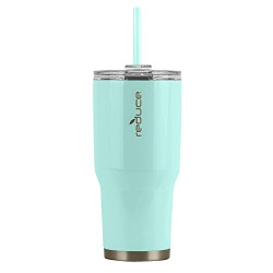 Reduce 34 oz Tumbler, Stainless Steel  Keeps Drinks Cold up to 24 Hours  Sweat Proof, Dishwasher Safe, BPA Free  Mild Mint, Opaque Gloss