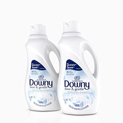 Downy Ultra Plus Free & Gentle Laundry Fabric Softener Liquid, Concentrated, 51 oz Bottles, 2 Pack, 152 Loads Total