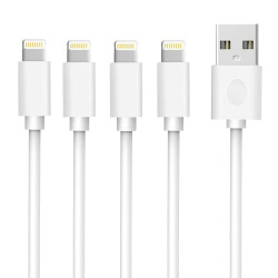 iPhone Charger [Apple MFi Certified] Moallia Lightning Cable 4PACK 6FEET USB Charging Cable High Speed Data Sync Transfer Cord Compatible iPhone 13 12 11 Pro Max XS XR X 8 7 Plus 6S SE iPad and More