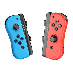Gamrombo Joy Con Controller Compatible with Switch,Replacement for Switch Joy Pad,Left and Right Controllers Support Dual Vibration/Motion Control/Wake-up Function