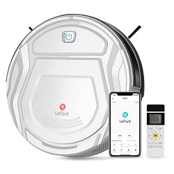 Lefant Robot Vacuum Cleaner, Tangle-Free, Strong Suction, Slim, Low Noise, Automatic Self-Charging, Wi-Fi/App/Alexa Control, Ideal for Pet Hair Hard Floor and Daily Cleaning, M210