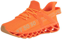 UMYOGO Womens Casual Walking Sneakers Fashion Workout Athletic Shoe for Women Running Sport Aerobics Orange