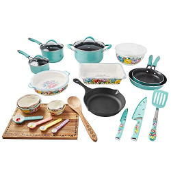 The Pioneer Woman 121222.30R 30 Piece Cookware Set - Turquoise