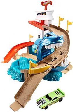 Hot Wheels Color Shifters Sharkport Showdown [Amazon Exclusive]