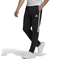 adidas Men's Standard Sereno Pant, Black/White, Medium