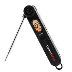 ThermoPro Digital Meat Thermometer for Cooking Instant Read Food Thermometer with Probe and Backlight for Oil Deep Fry Smoker BBQ Grill Kitchen Candy Thermometer