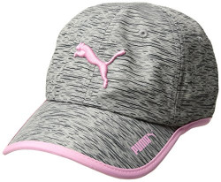 PUMA womens Puma Evercat Taylor Running Cap, Grey/Pink, One Size US