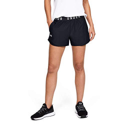 Under Armour Women's Play Up 3.0 Shorts , Black (001)/White , Small