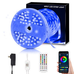 Led Strip Light,150 LEDs Lights with APP Control,Color Changing,Music Sync LED Lights for Gaming Light,Bedroom,Party,Outdoor Activity,16.4FT