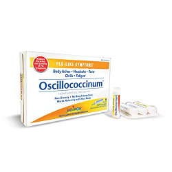 Boiron Oscillococcinum Doses Homeopathic Medicine for Flu-Like Symptoms, 0.04 Oz, 6 Count