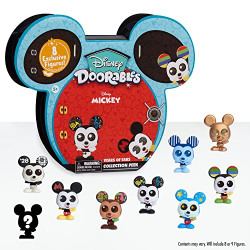 Just Play Disney Doorables Mickey Mouse Years of Ears Collection Peek, Includes 8 Exclusive Mini Figures, Styles May Vary, Kids Toys for Ages 5 Up, Multi-color,44608