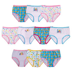 Baby Shark Girls' Underwear Multipacks, Shark 10pk, 4T