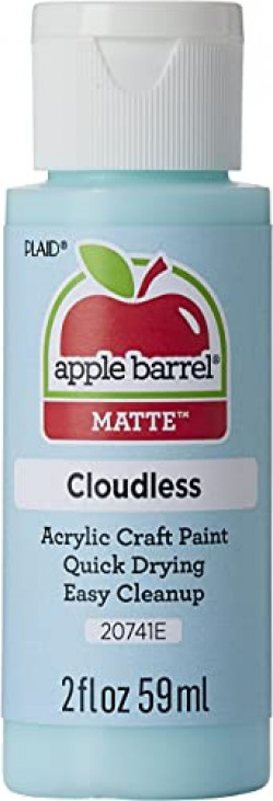 Apple Barrel Acrylic Paint in Assorted Colors (2 oz), 20741, Cloudless