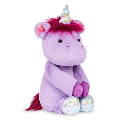 B.toys by Battat Plush Unicorn  Stuffed Animal  Soft Purple Unicorn Toy  Washable Toys for Baby, Toddler, Kids  Happyhues  Penny Periwinkle  0 Months +, (BX2078Z)