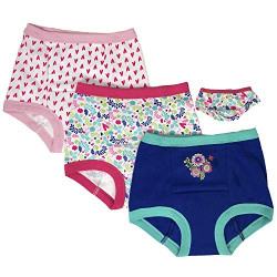 Hasbro Toddler Girl's Baby Alive 3-Pack Training Pant with Matching Pair for Doll Underwear, Baby Alive, 4T