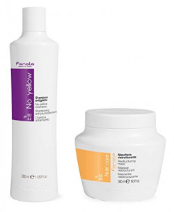 Fanola No Yellow Shampoo 350 ml & Fanola Nutri Care Restructuring Mask 500 ml
