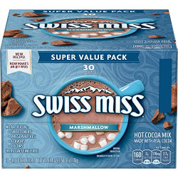 Swiss Miss Marshmallow Hot Cocoa Mix, (30) 1.38 oz Envelopes