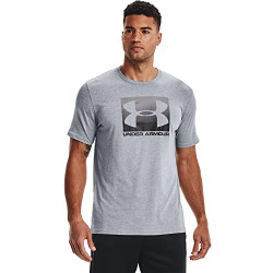 Under Armour Men's Standard Boxed Sportstyle Short-Sleeve T-Shirt, Steel Light Heather (035)/Graphite, X-Small