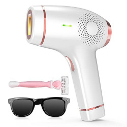 Donper Laser Hair Removal for Women, at-Home IPL Hair Removal Device 999,999 Flashes Ice Cooling Function Painless Permanent Hair Remover on Face Arms Armpits Back Legs Bikini Line