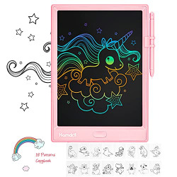 Hamdol Doodle Board for Kids Toys, Reusable Scribbler Boards for Learning Toys, Colorful LCD Writing Tablet Can be Used as Gifts for 3-12 Year Old Girls, 10 Inch (Pink)