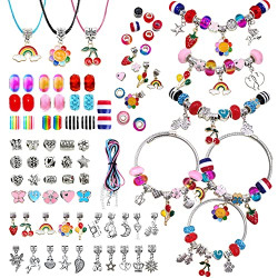 RLGPBON Bracelet Making Kit for Girls ,DIY Jewelry Making Kit for Girls , Crafts for Girls ,Gifts for Young Girls,Kids Toys for Girls