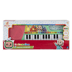 CoComelon First Act Musical Keyboard, 23 Keys; Music and ABC Songs Pre-Recorded, Educational Music Toys, Carry N Go Handle