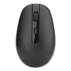 Wireless Mouse ,Rii RM700 2.4G Silent Mouse with USB Receiver for Laptop,PC,Mac,Chromebook,Windows (Black)