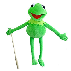 with Detachable Control Wooden Rod Kermit Frog Puppet, The Puppet Movie Show Soft Stuffed Plush Toy