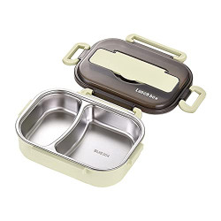 Reluen Lunch Box Thermal Insulation Bento Box Tableware Set Portable Lunch Containers For Kid Adult Student Children Keep Food Warm