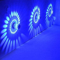 NA# Colorful RGB Spiral Hole Wall Lamp Surface Install LED Light Luminaire Lighting Indoor Lighting Bar KTV Decor Light with Remote Control Living Room Bedroom