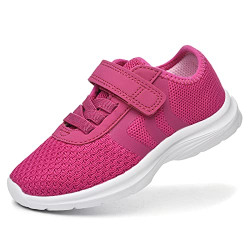 JIUMUJIPU Unisex-Child Toddler Shoe Running Sneakers - Little Kid Boys Girls Walking Shoes (Red-101-11, Numeric_10)