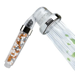 FATCAMEL Shower Head Filter for Hard Water ,Shower Head High Pressure Water Saving Shower Head Handheld 3 Modes for a Novel Skin SPA Experience