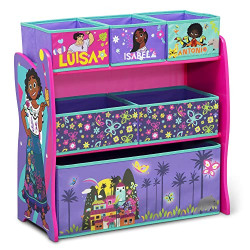 Disney Encanto 6 Bin Design and Store Toy Organizer by Delta Children - Greenguard Gold Certified, Purple