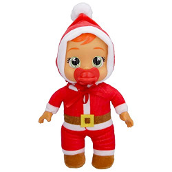Cry Babies Tiny Cuddles Christmas Claus - 9  Baby Dolls, Cries Real Tears, Santa Themed Pajamas