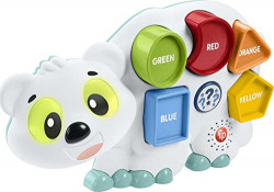 Fisher-Price Linkimals Interactive Learning Toy, Toddler Puzzle with Lights Music and Educational Songs, Puzzlin' Shapes Polar Bear