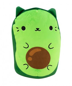 Cats vs Pickles - Jumbo - AvoCatO - 8  Super Soft and Squishy Bean-Filled Weighted Stuffed Animals - Great for Kids, Boys, & Girls - Collect as Desk Pets, Fidget Toys, or Sensory Toys.