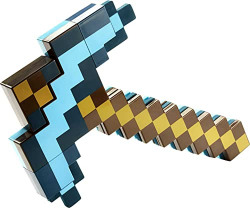 Minecraft Toys Transforming Sword And Pickaxe Kid-Sized Video-Game Role-Play Accessory Gifts For Kids And Fans