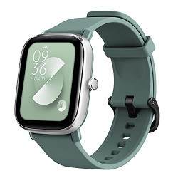 Amazfit GTS 2 Mini Smart Watch for Men Android iPhone, Alexa Built-in, 14-Day Battery Life, Fitness Tracker with GPS & 70+Sports Modes, Blood Oxygen Heart Rate Monitor, 5 ATM Water Resistant-Green